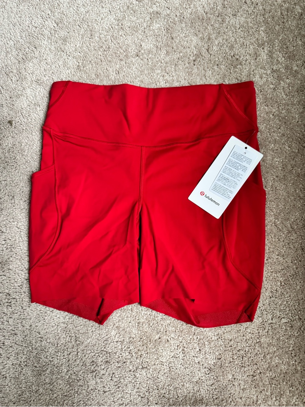 ❤️ lululemon Fast and Free HR Short 6” *Pockets | Oxford Red | Size 10 | NWT